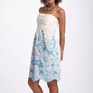 Vanessa Virginia Anthropologie dress 2 XS New See photo of small spot no straps